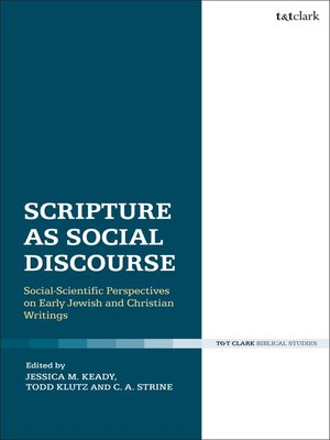 cover image of Scripture as Social Discourse